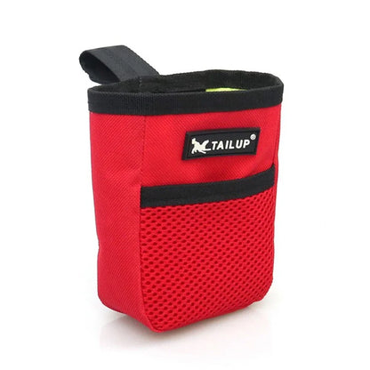 Mini Dog Treat Pouch Pet Portable Puppy Bait Waist Bag Food Snack Storage Container Pocket for outdoor Walking Training Reward