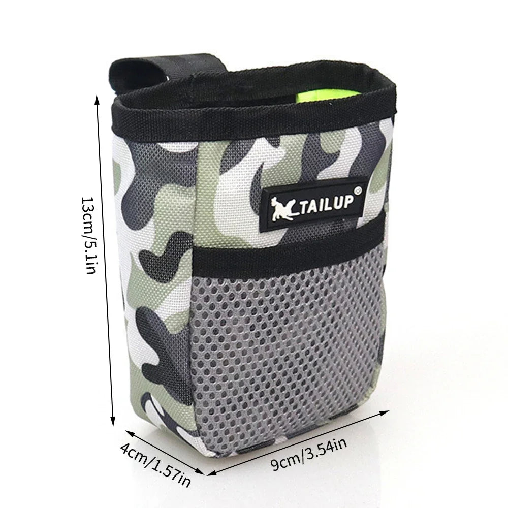 Mini Dog Treat Pouch Pet Portable Puppy Bait Waist Bag Food Snack Storage Container Pocket for outdoor Walking Training Reward