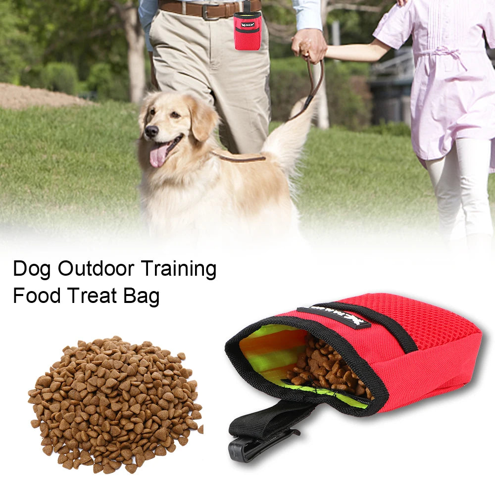 Mini Dog Treat Pouch Pet Portable Puppy Bait Waist Bag Food Snack Storage Container Pocket for outdoor Walking Training Reward